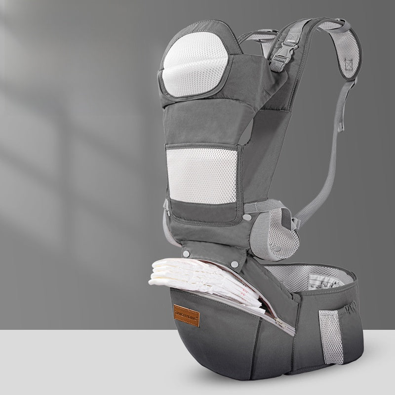 Ultimate 4-in-1 Ergonomic Baby Carrier with Integrated Hip Seat