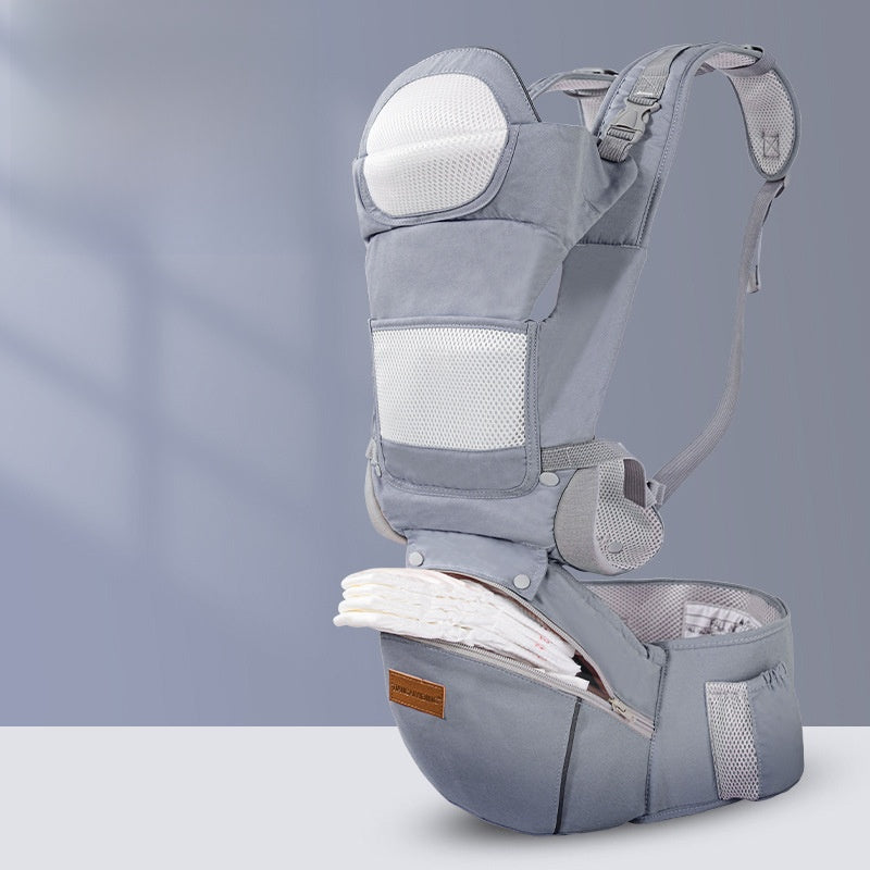 Ultimate 4-in-1 Ergonomic Baby Carrier with Integrated Hip Seat