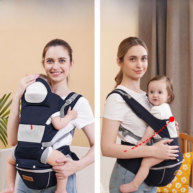 Ultimate 4-in-1 Ergonomic Baby Carrier with Integrated Hip Seat