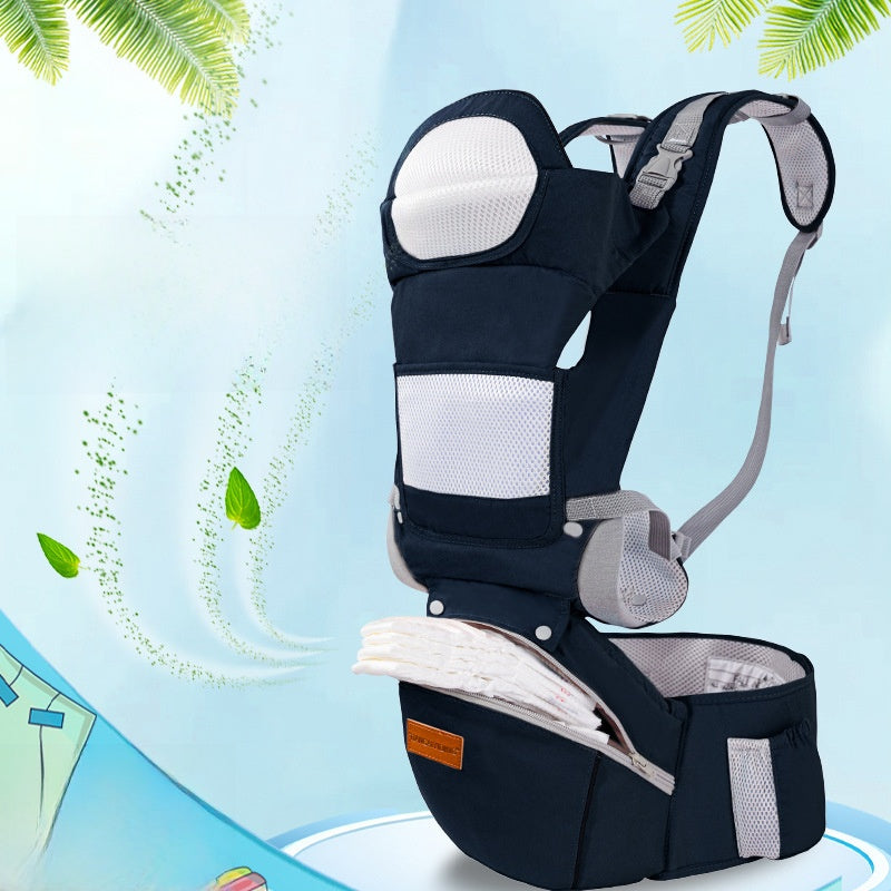 Ultimate 4-in-1 Ergonomic Baby Carrier with Integrated Hip Seat